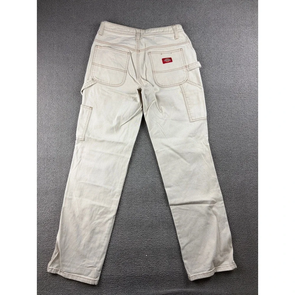 Dickies Carpenter‎ Pants Women 1/25 Beige Relaxed Cotton Work Streetwear Skater